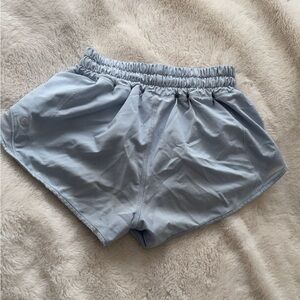 lululemon athletica Light Blue Athletic Shorts